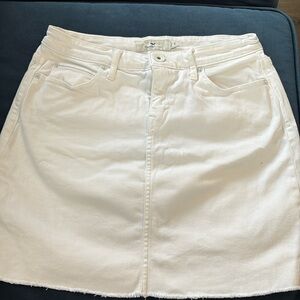 NWOT Vineyard Vines White Denim Skirt Women’s 6 Preppy Coastal Western Old Money